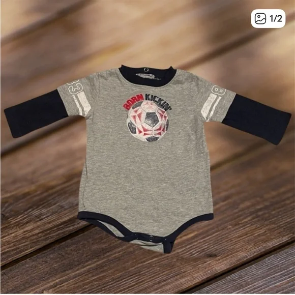 2/$10 Puma Champion 3-6m Baby Clothing Set Sports Soccer Matching - Picture 3 of 5